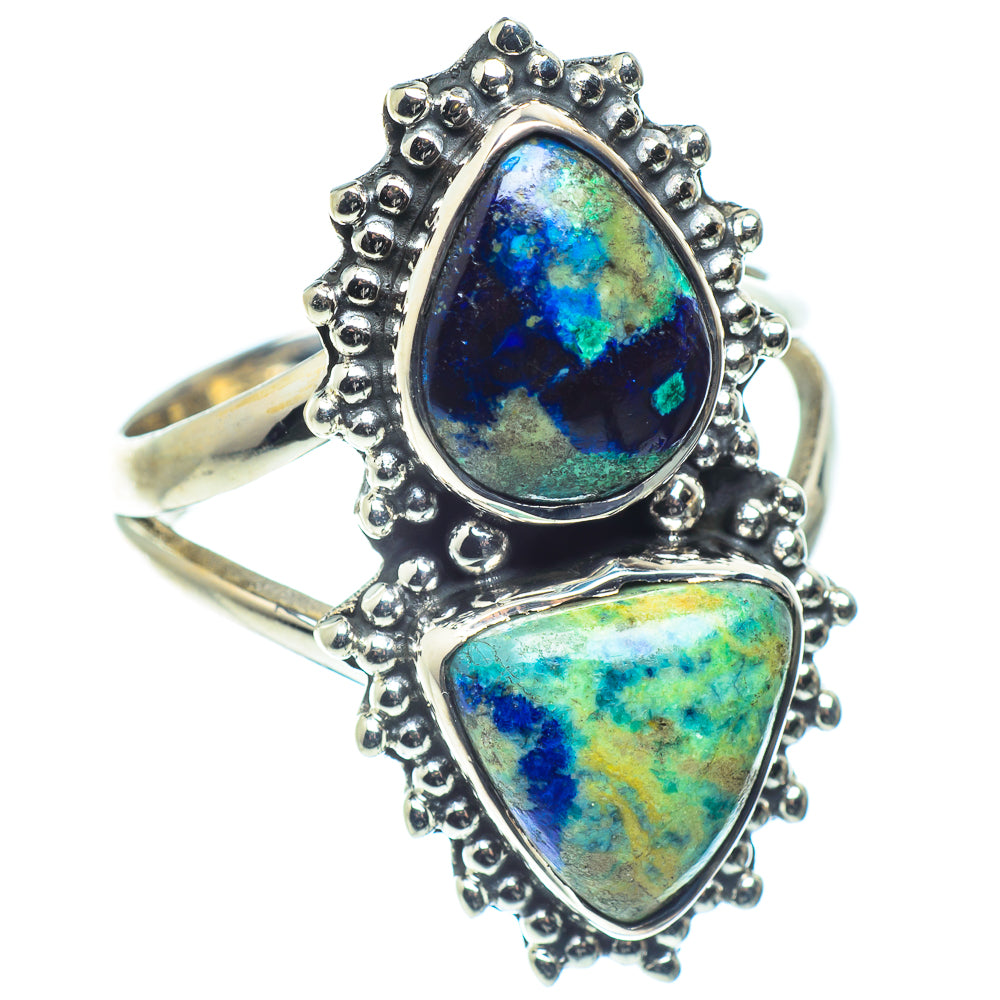 Azurite Rings handcrafted by Anasilvercos - RING59360