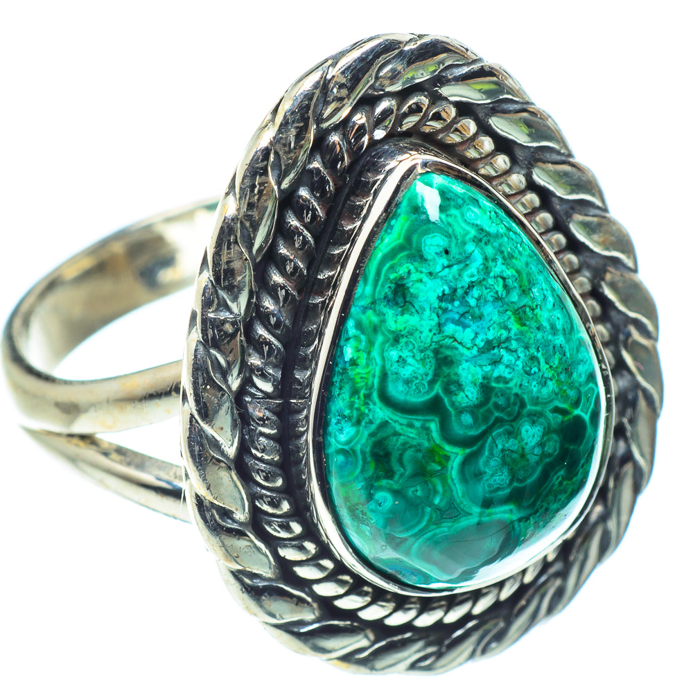 Chrysocolla Rings handcrafted by Anasilvercos - RING59362