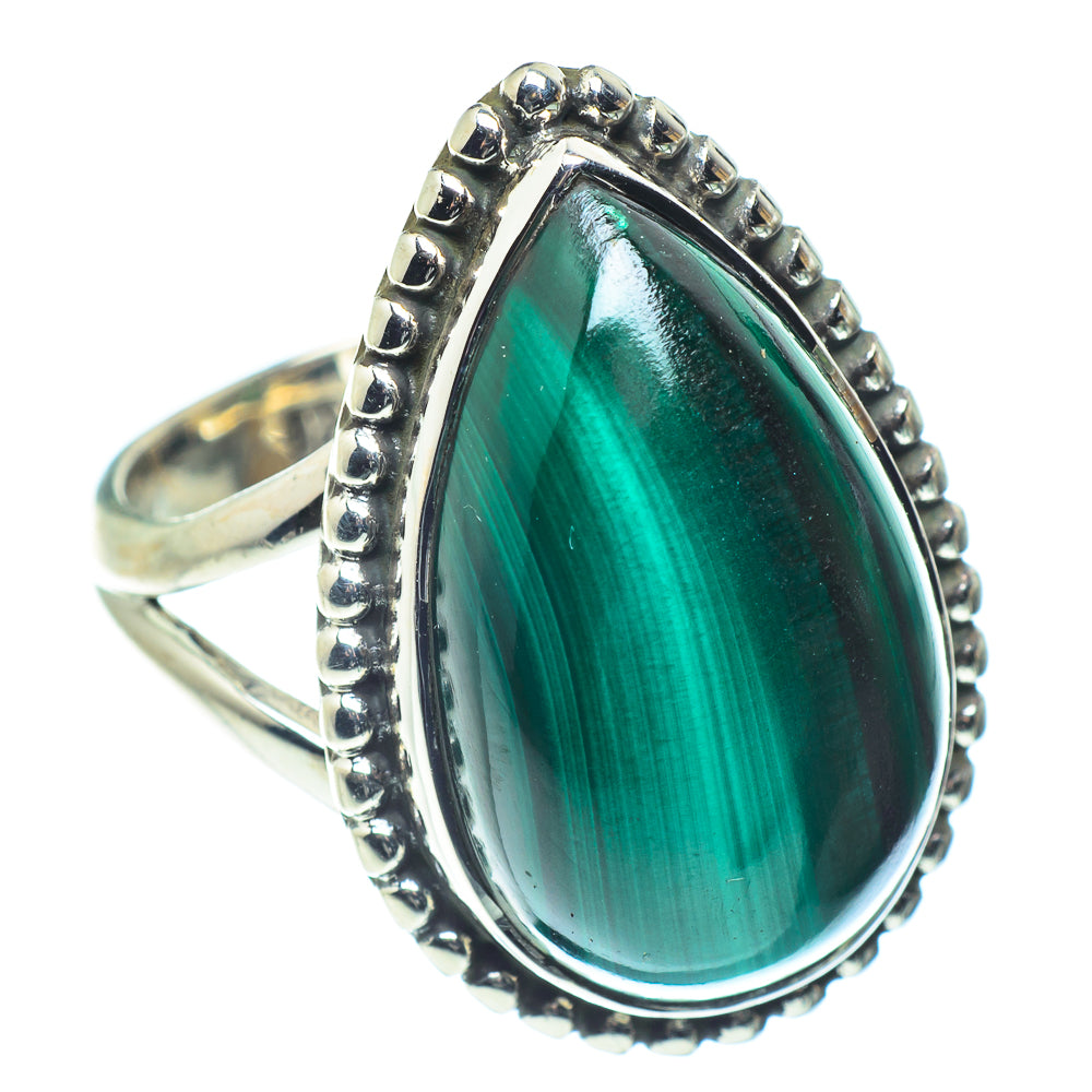 Malachite Rings handcrafted by Anasilvercos - RING59363