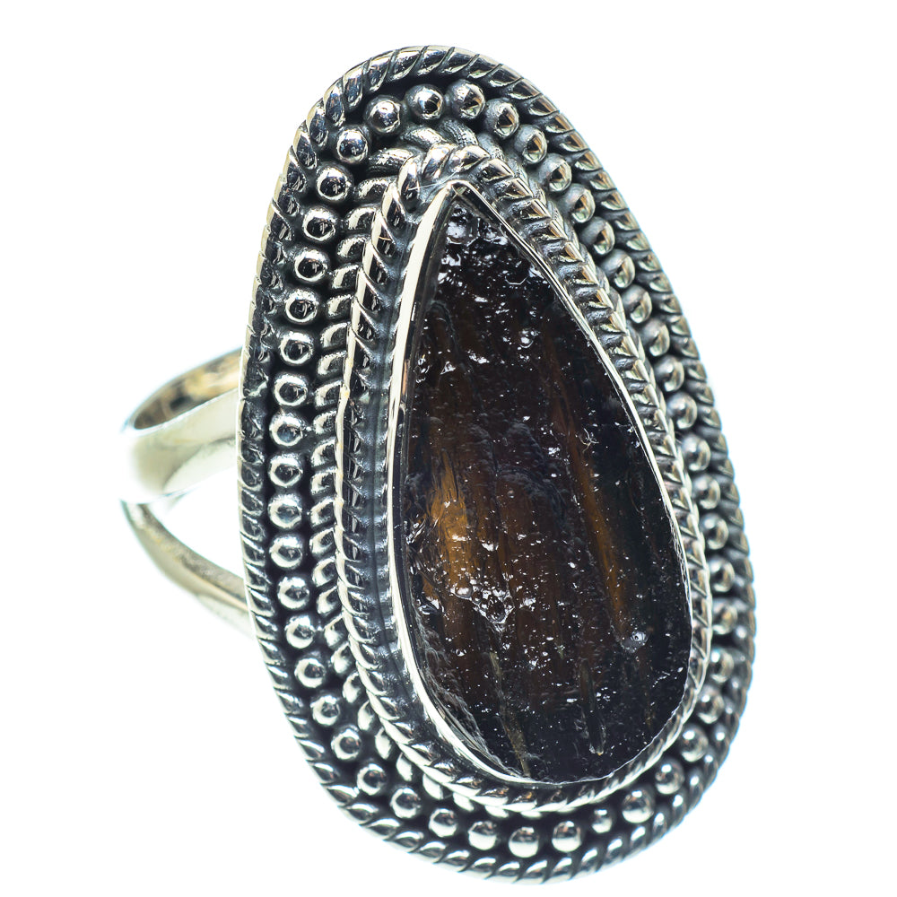 Tektite Rings handcrafted by Anasilvercos - RING59367