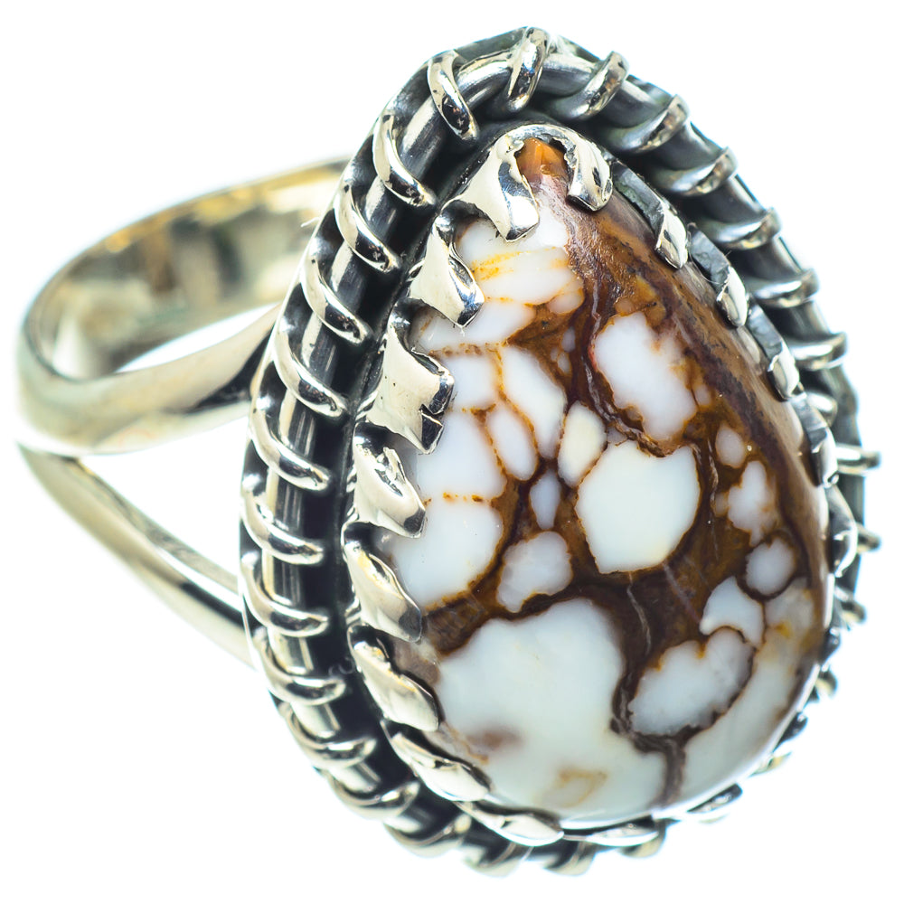 Peanut Wood Jasper Rings handcrafted by Anasilvercos - RING59389