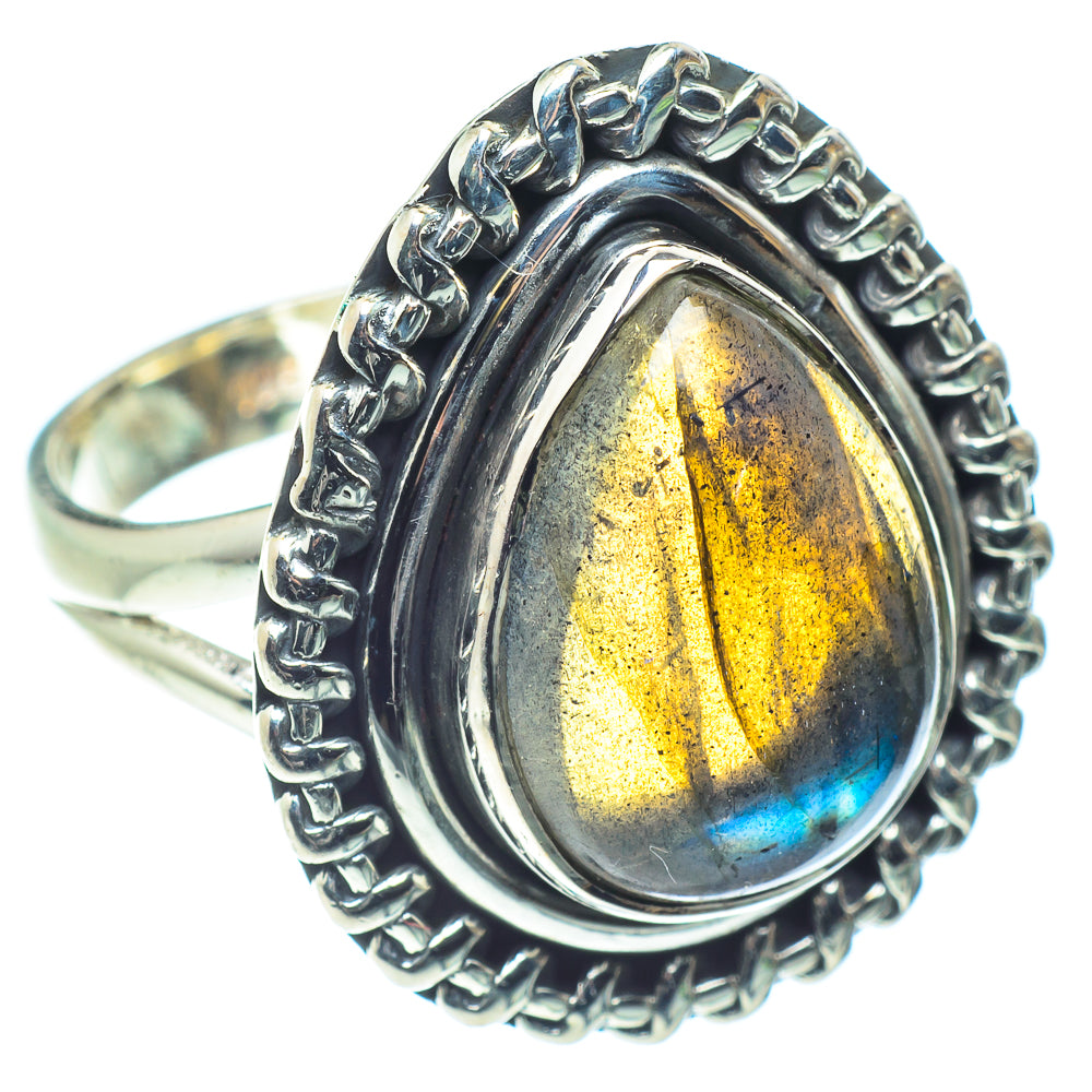 Labradorite Rings handcrafted by Anasilvercos - RING59393
