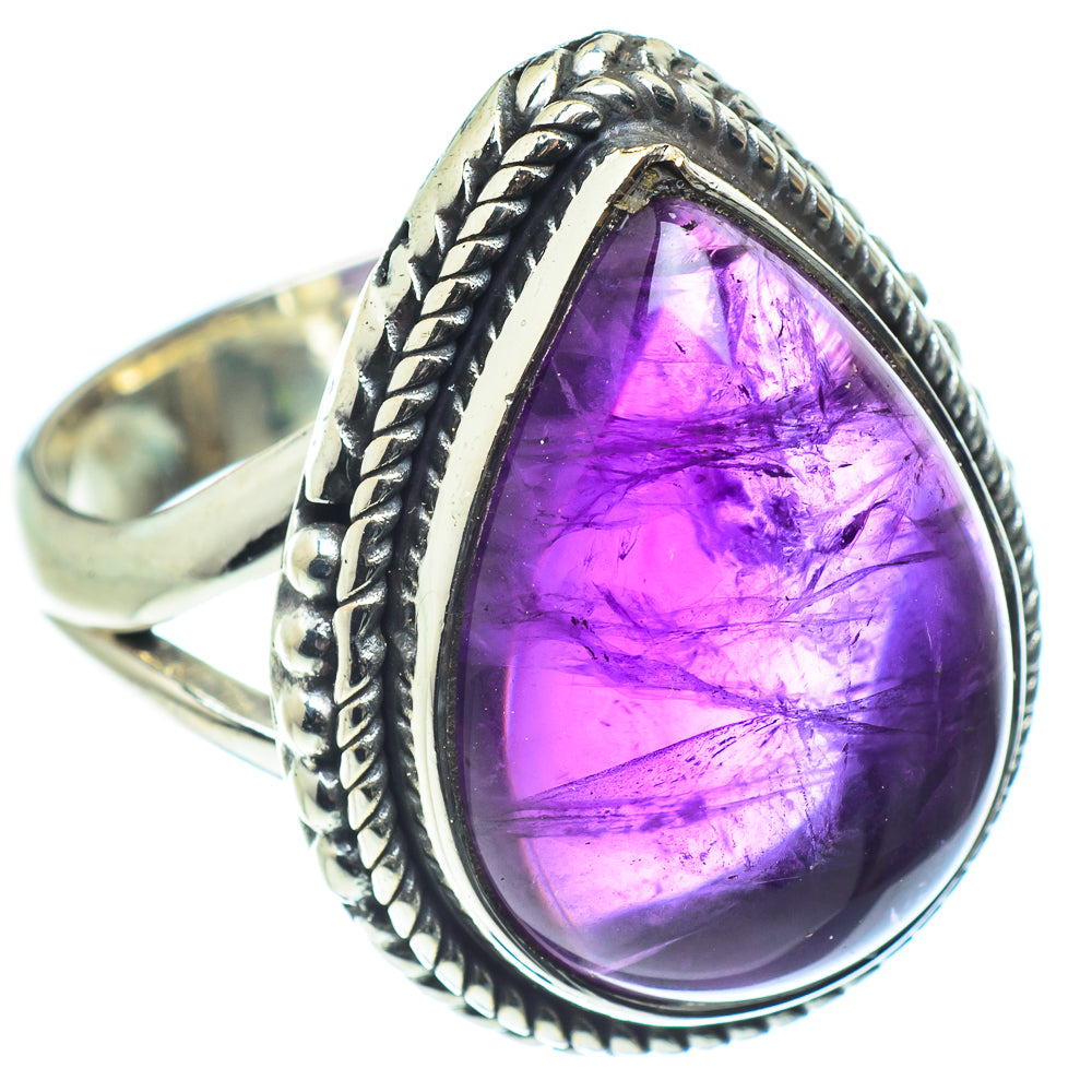 Amethyst Rings handcrafted by Anasilvercos - RING59401