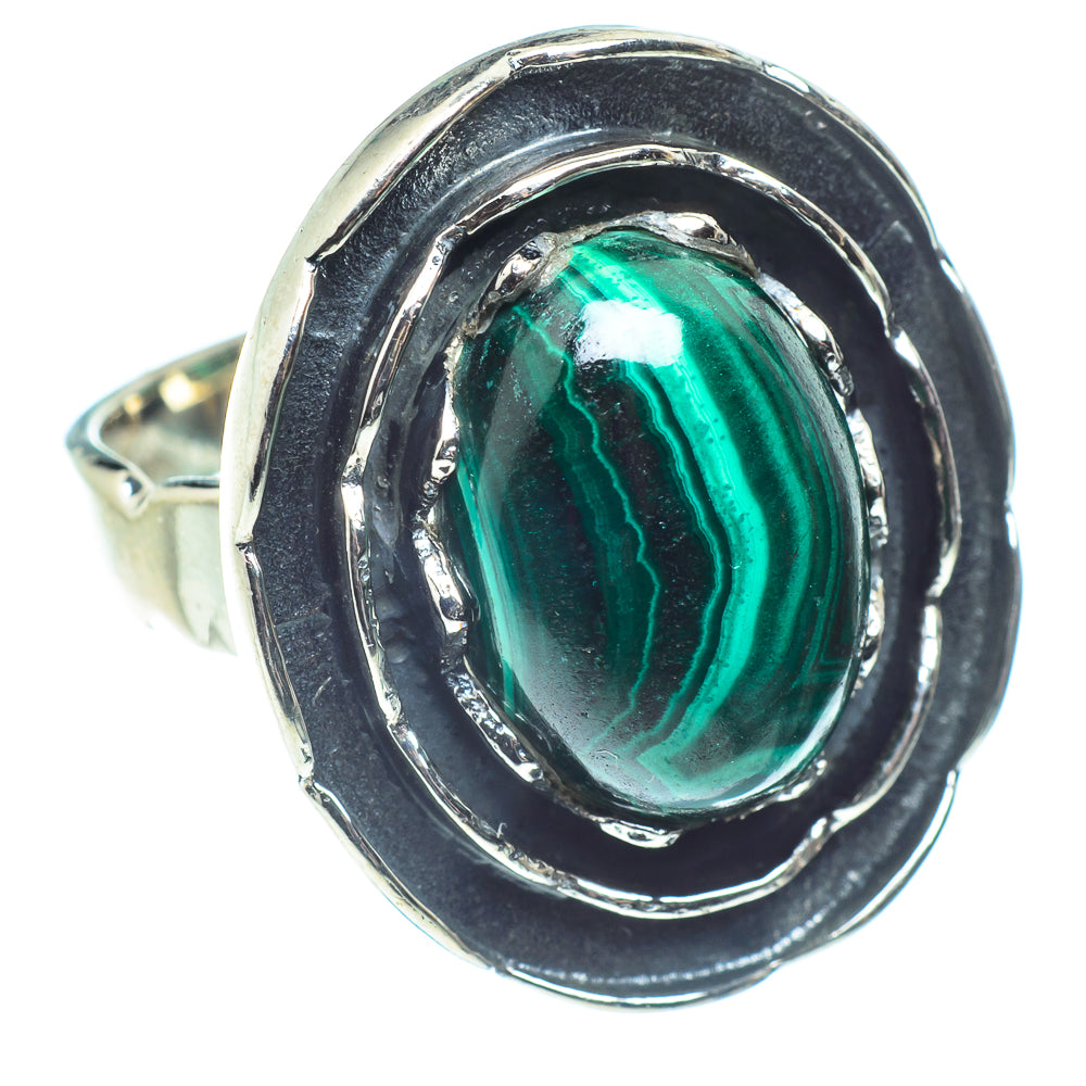 Malachite Rings handcrafted by Anasilvercos - RING59403