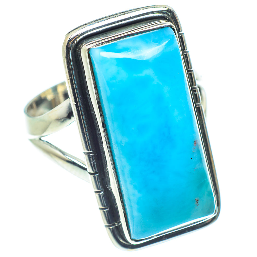 Larimar Rings handcrafted by Anasilvercos - RING59410