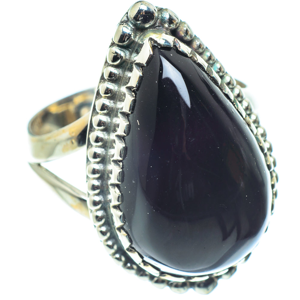 Black Onyx Rings handcrafted by Anasilvercos - RING59414