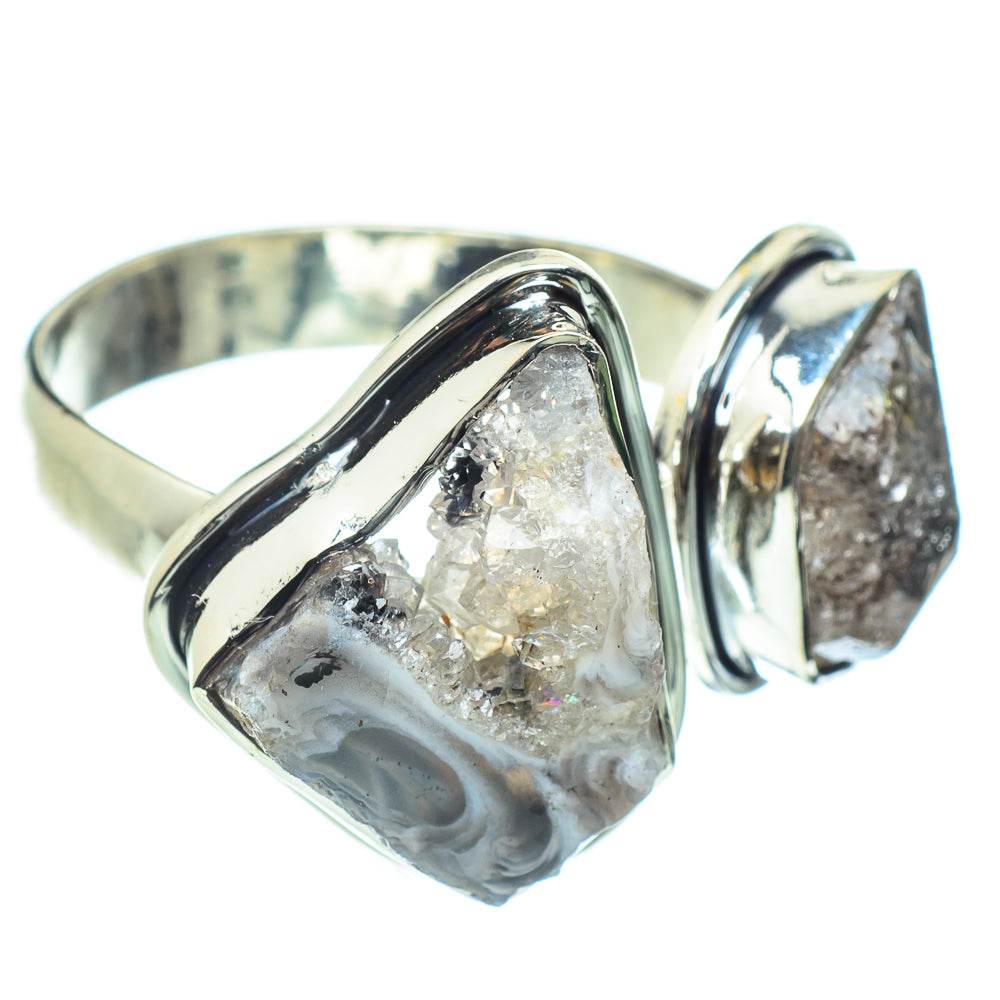 Desert Druzy Rings handcrafted by Anasilvercos - RING59429