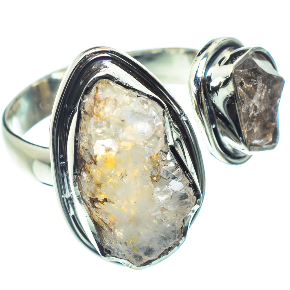 Herkimer Diamond Rings handcrafted by Anasilvercos - RING59443