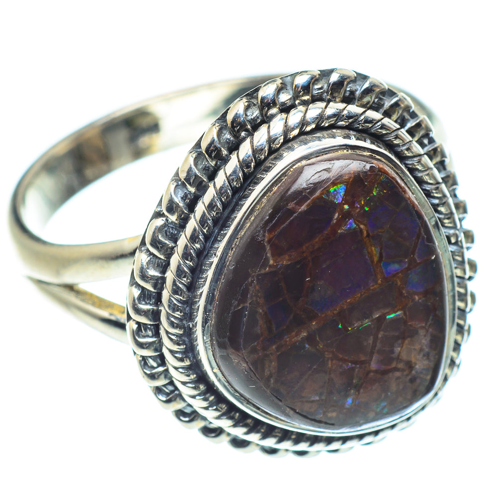 Ammolite Rings handcrafted by Anasilvercos - RING59444