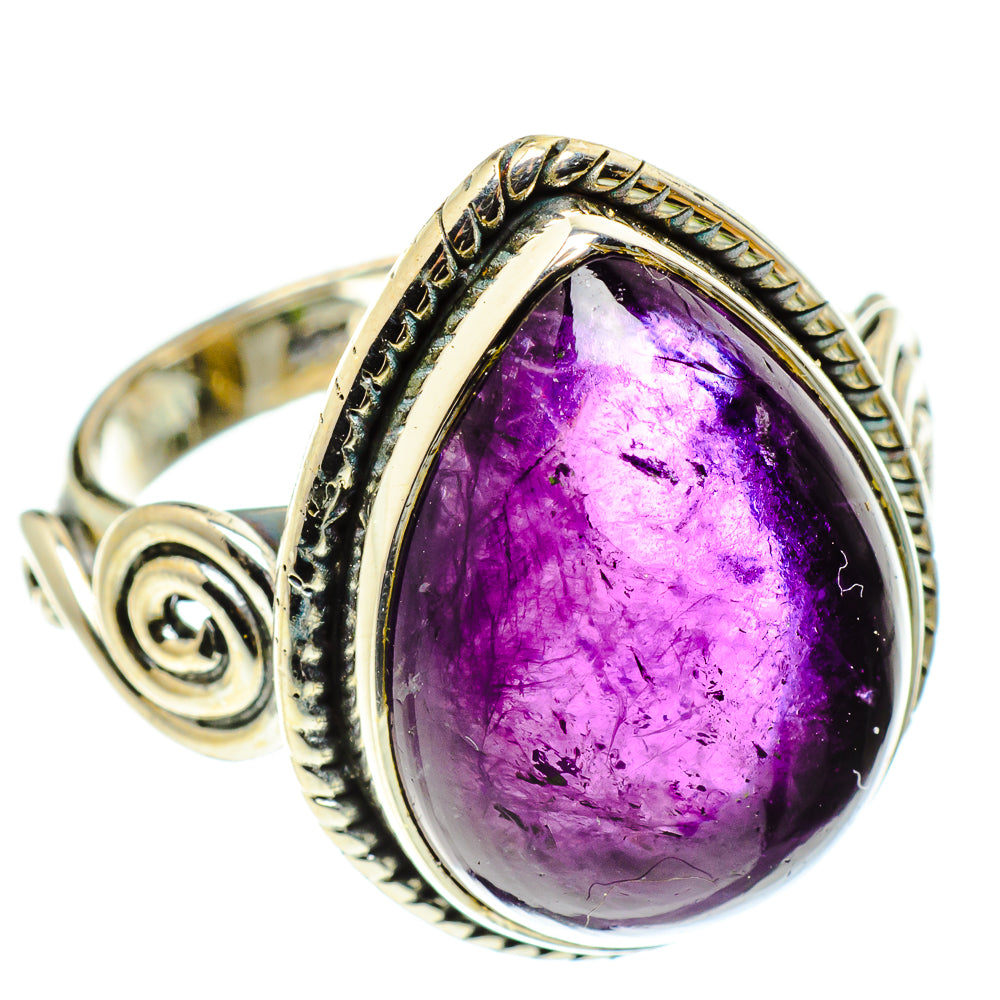 Amethyst Rings handcrafted by Anasilvercos - RING59450