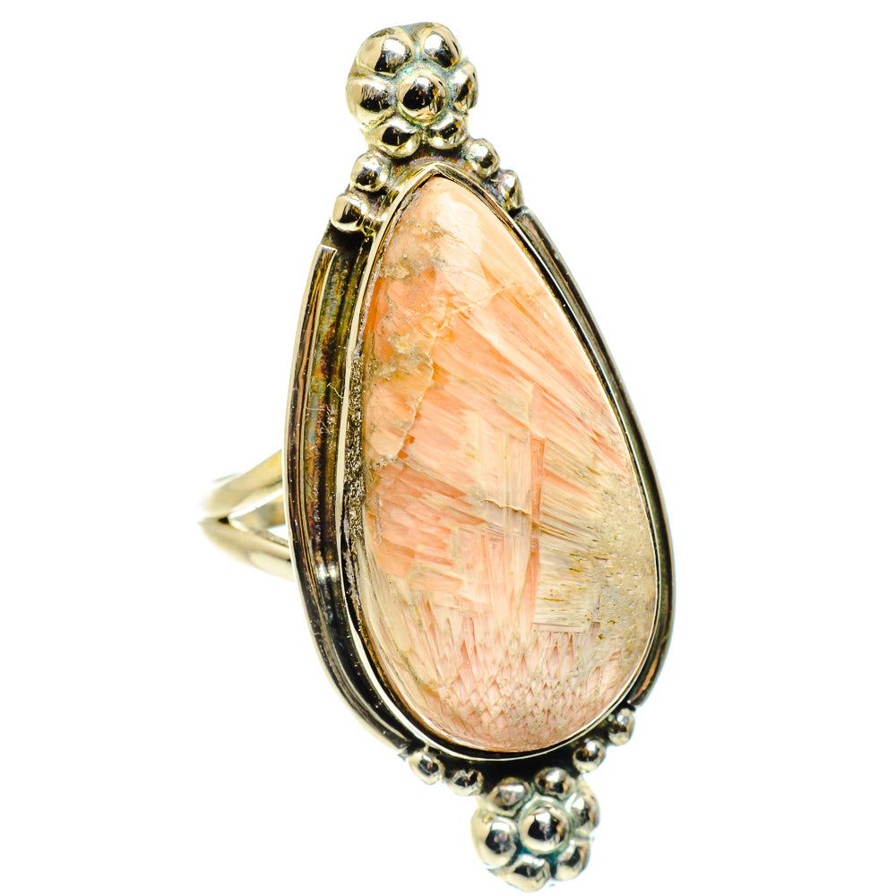 Scolecite Rings handcrafted by Anasilvercos - RING59452