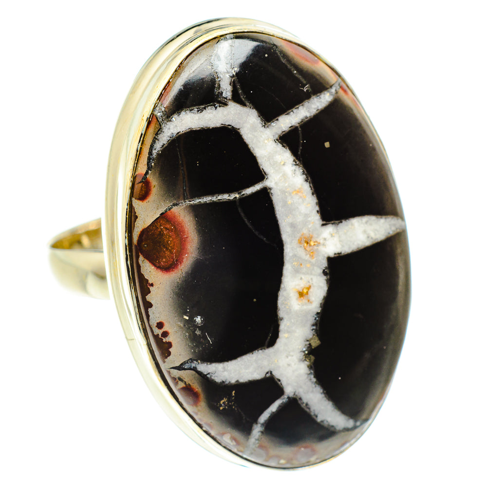Septarian Geode Rings handcrafted by Anasilvercos - RING59461