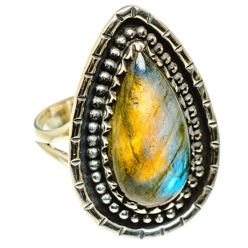 Labradorite Rings handcrafted by Anasilvercos - RING59469