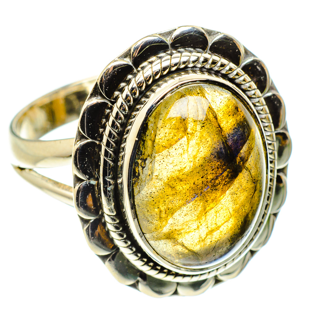Labradorite Rings handcrafted by Anasilvercos - RING59480