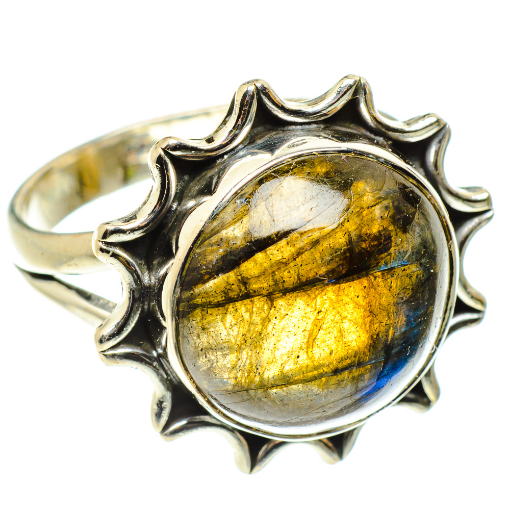Labradorite Rings handcrafted by Anasilvercos - RING59494