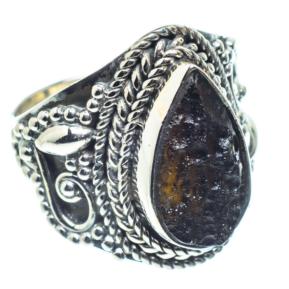 Tektite Rings handcrafted by Anasilvercos - RING59503