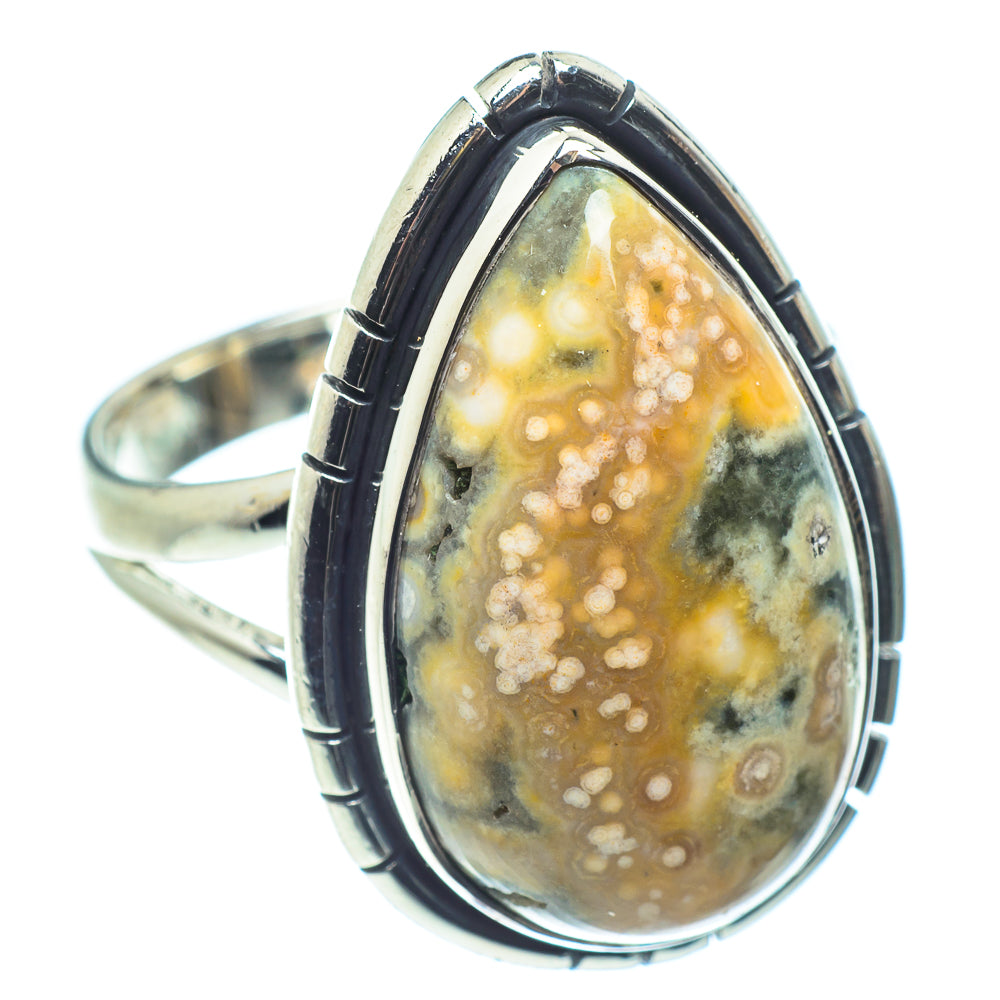Ocean Jasper Rings handcrafted by Anasilvercos - RING59504