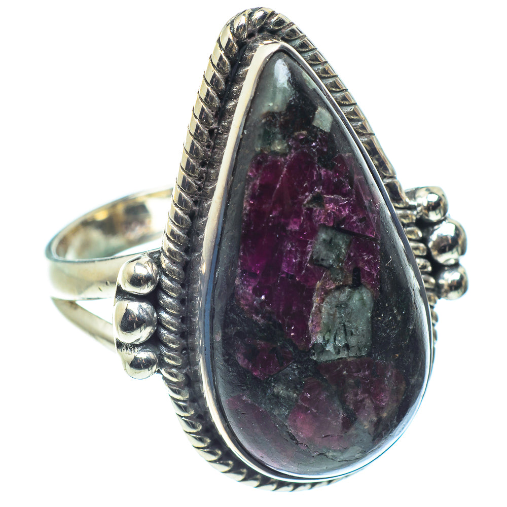 Russian Eudialyte Rings handcrafted by Anasilvercos - RING59533