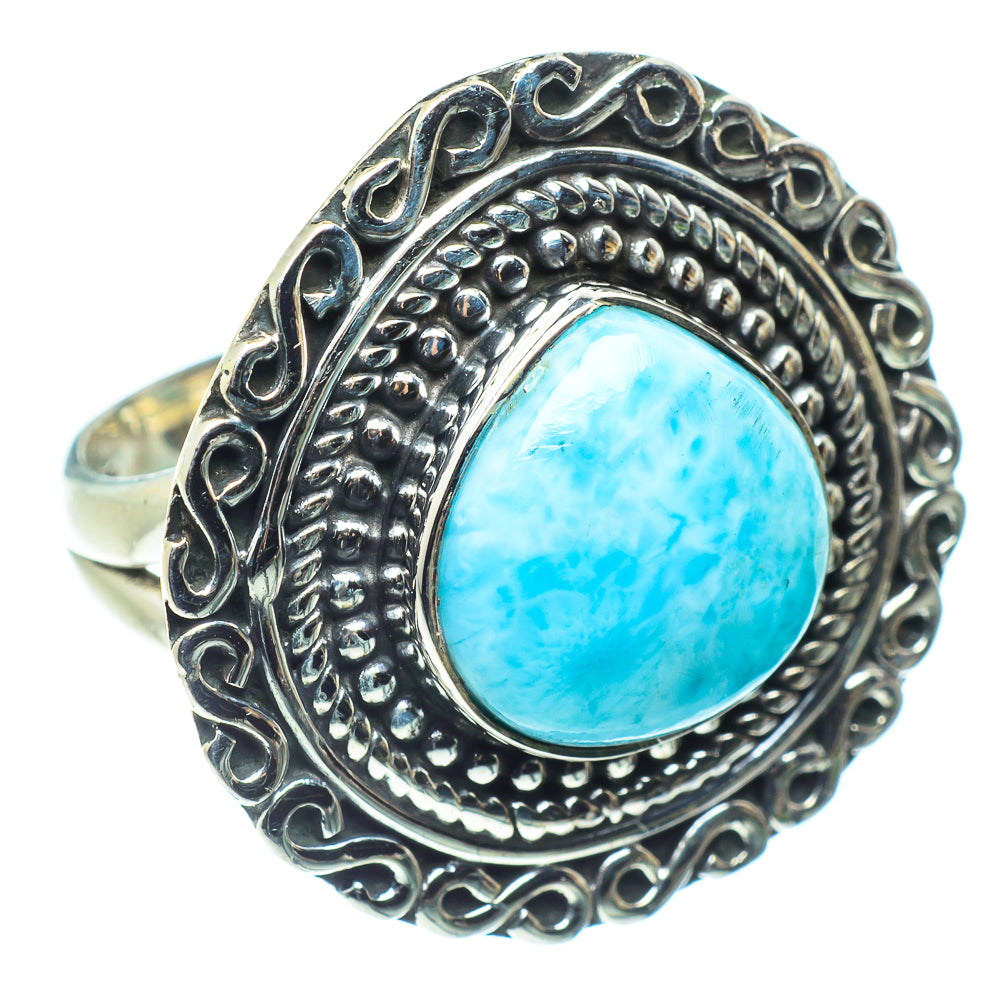 Larimar Rings handcrafted by Anasilvercos - RING59537