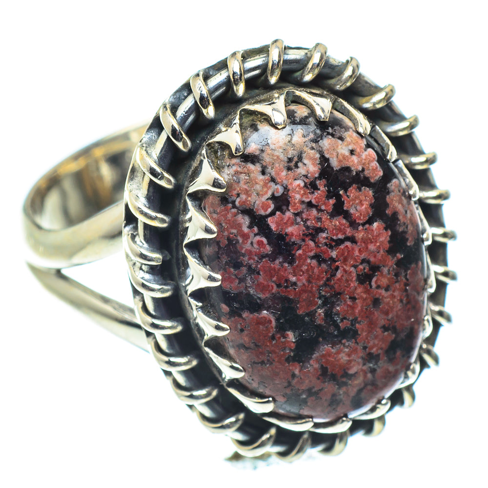 Snowflake Obsidian Rings handcrafted by Anasilvercos - RING59545