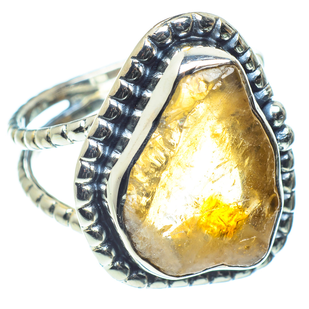 Citrine Rings handcrafted by Anasilvercos - RING59548