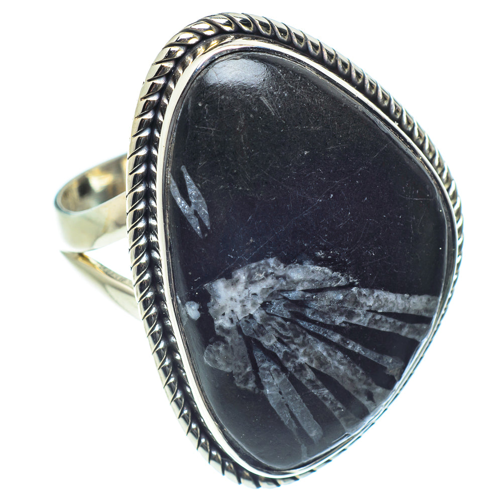 Chrysanthemum Stone Rings handcrafted by Anasilvercos - RING59551