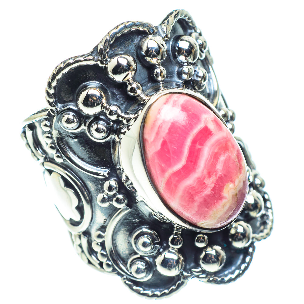 Rhodochrosite Rings handcrafted by Anasilvercos - RING59558