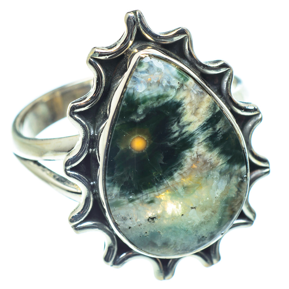 Ocean Jasper Rings handcrafted by Anasilvercos - RING59562
