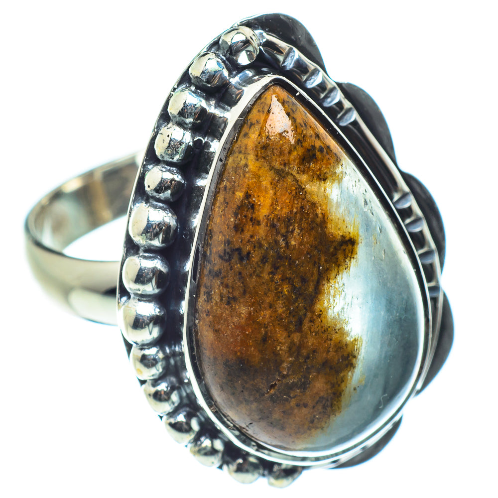 Green Fluorite Rings handcrafted by Anasilvercos - RING59567