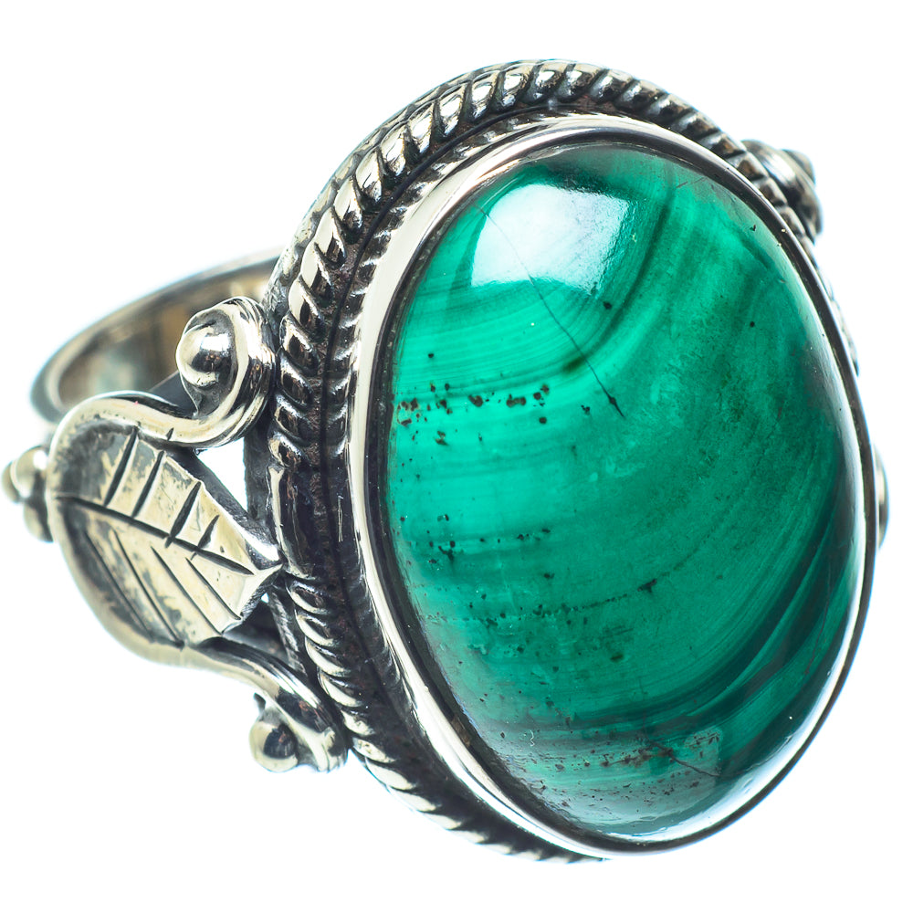 Malachite Rings handcrafted by Anasilvercos - RING59588