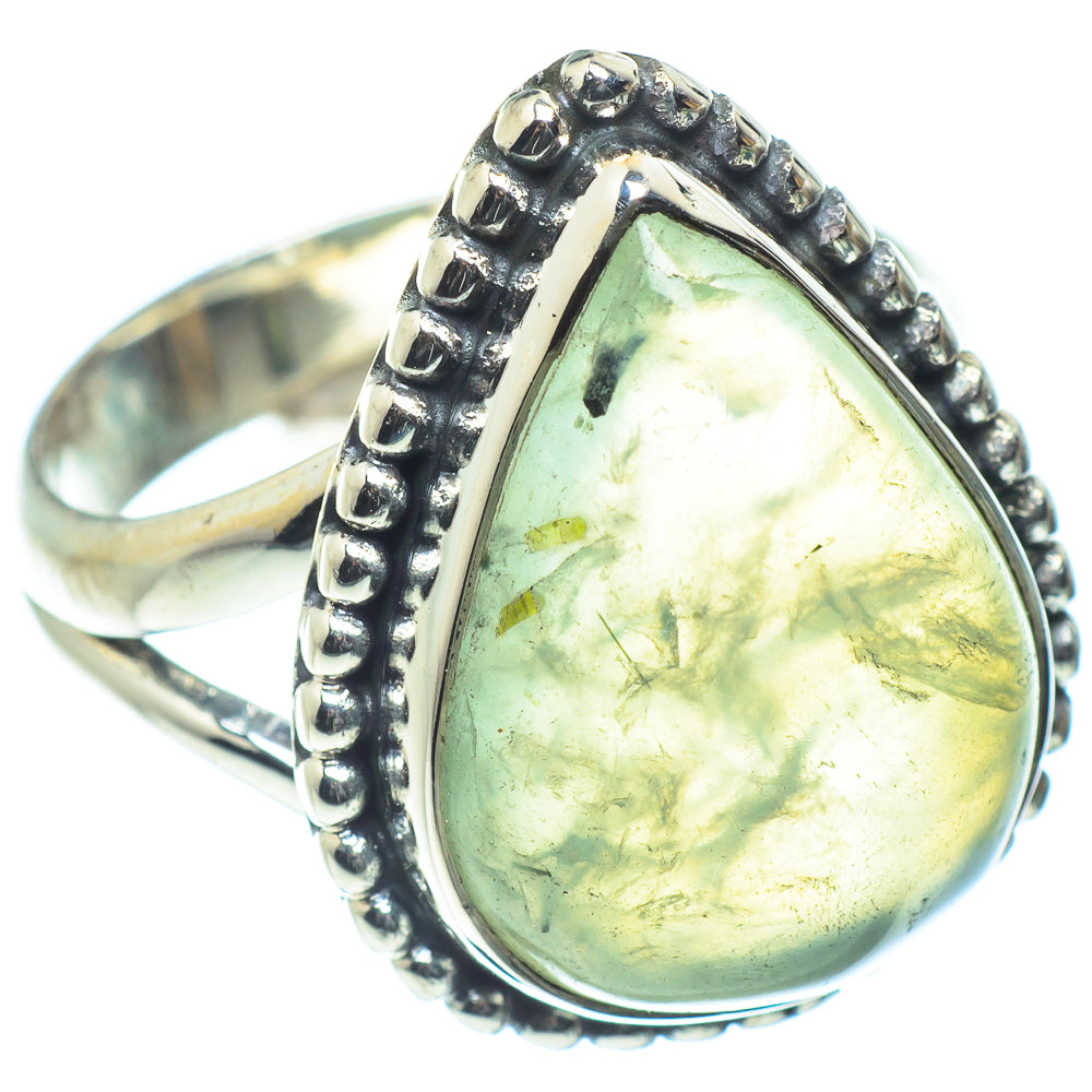 Prehnite Rings handcrafted by Anasilvercos - RING59589