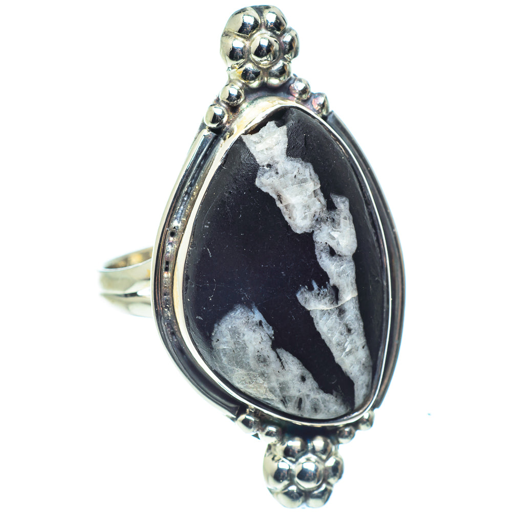 Chrysanthemum Stone Rings handcrafted by Anasilvercos - RING59594