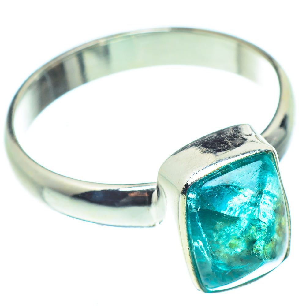 Blue Fluorite Rings handcrafted by Anasilvercos - RING59602