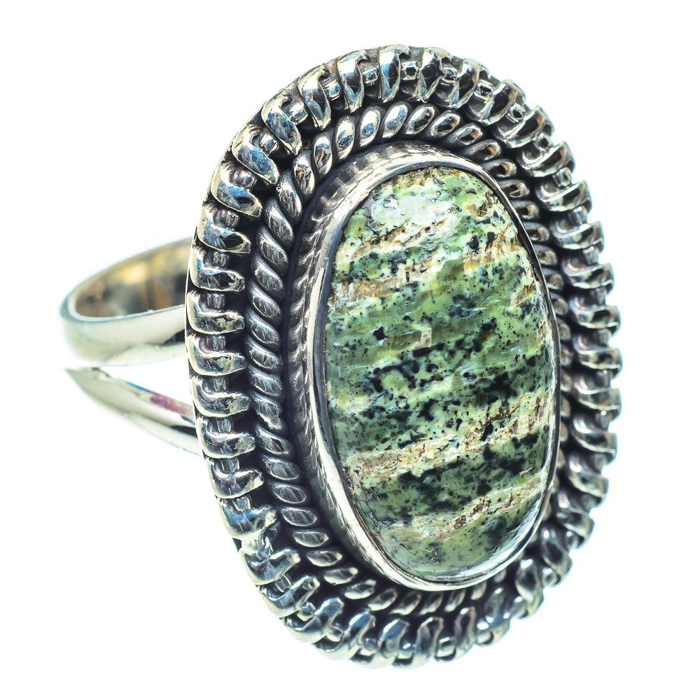Lizard Jasper Rings handcrafted by Anasilvercos - RING59603