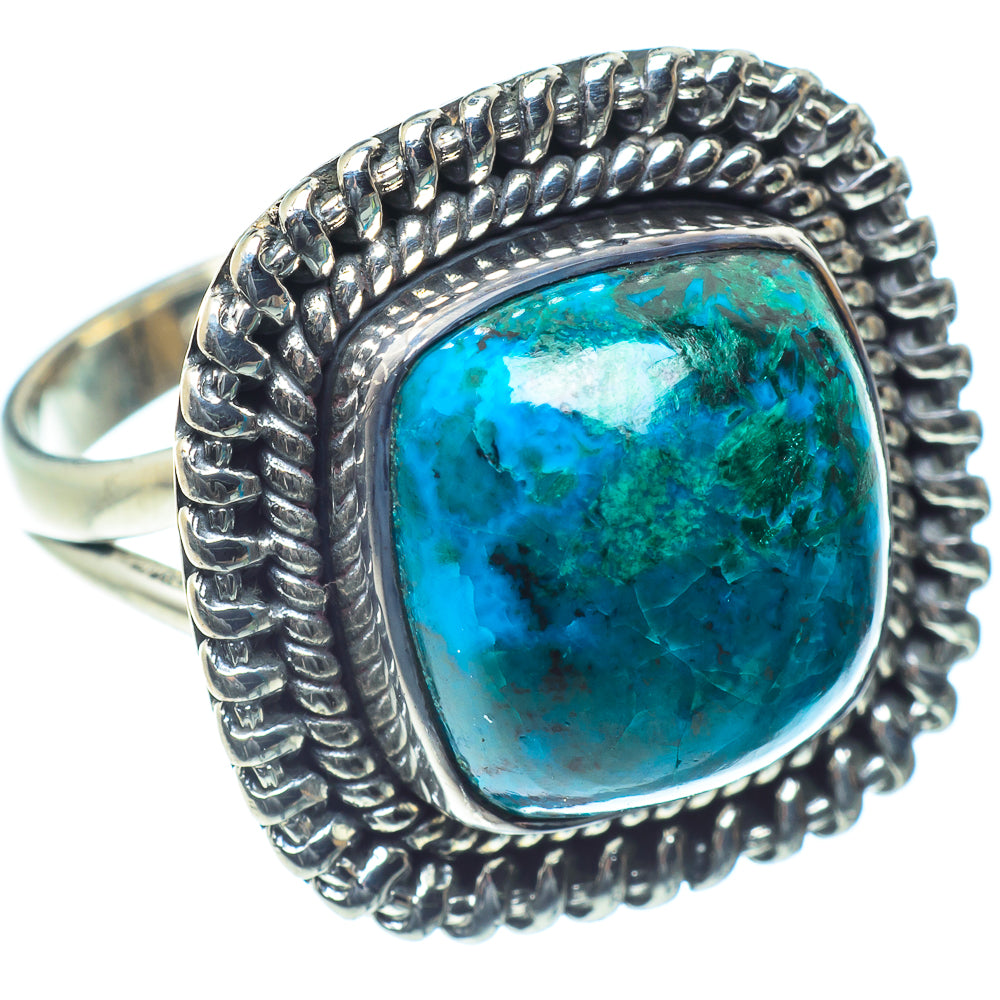 Chrysocolla Rings handcrafted by Anasilvercos - RING59607