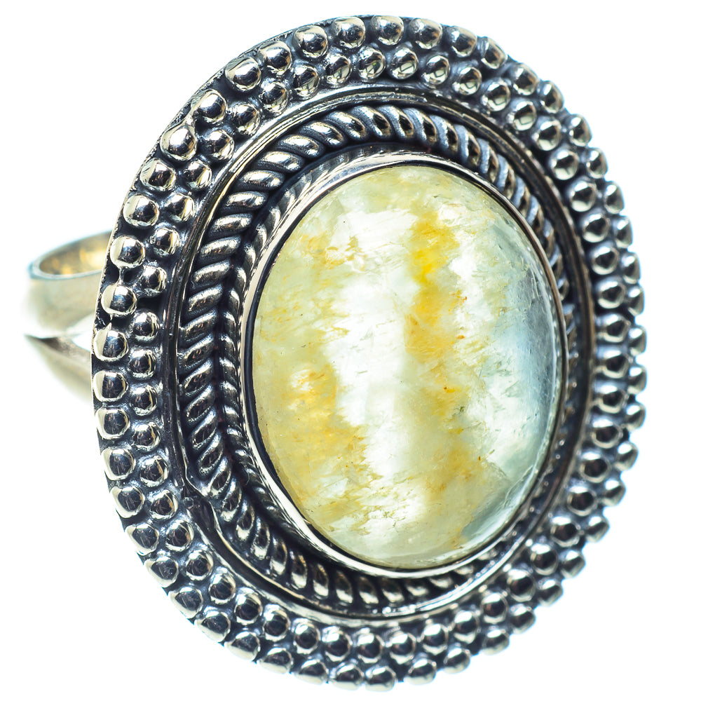 Green Fluorite Rings handcrafted by Anasilvercos - RING59636