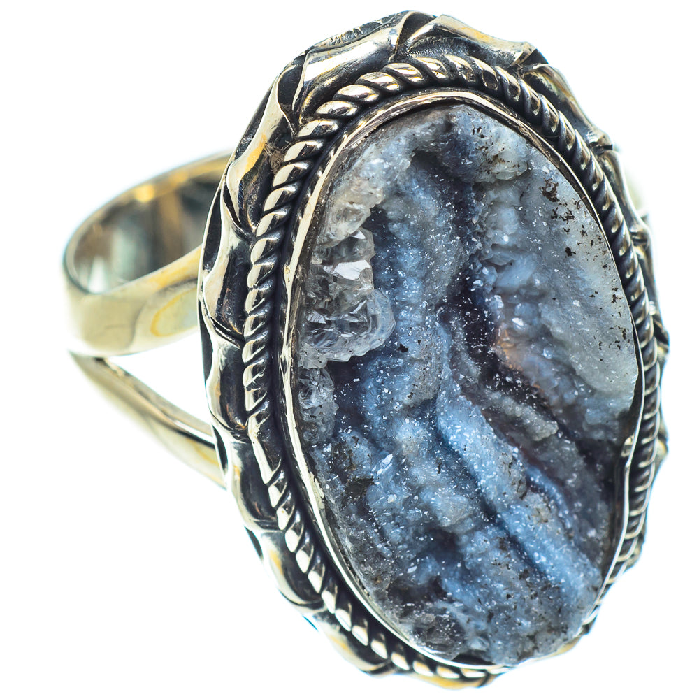 Desert Druzy Rings handcrafted by Anasilvercos - RING59641