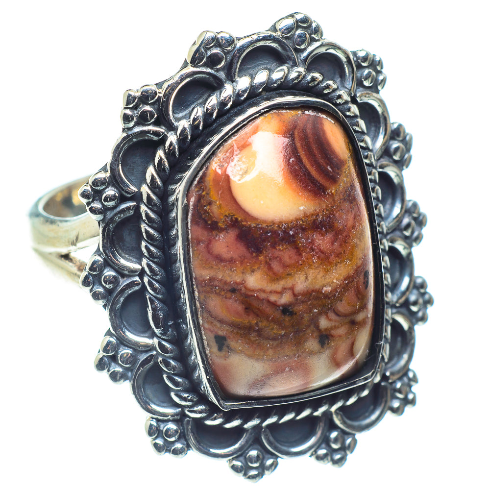 Mookaite Rings handcrafted by Anasilvercos - RING59643