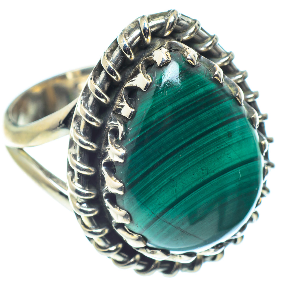 Malachite Rings handcrafted by Anasilvercos - RING59645