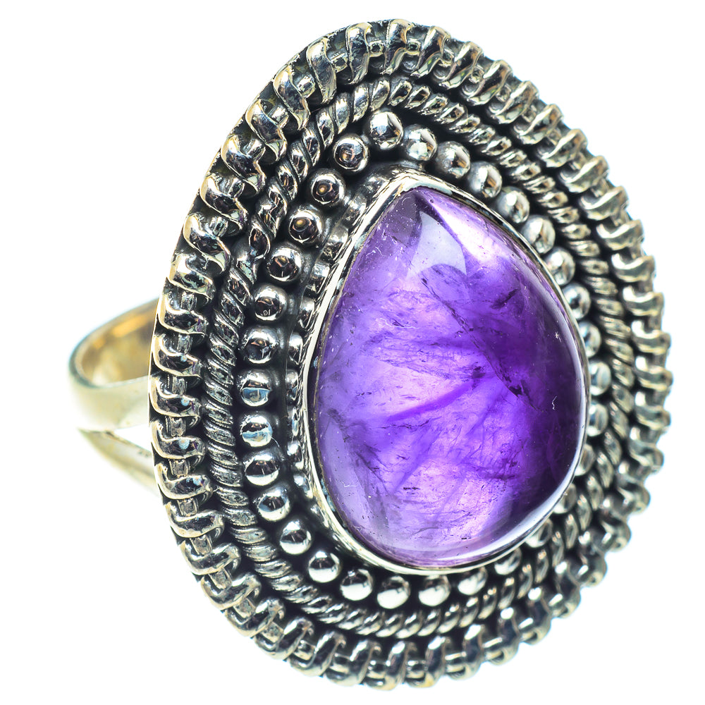 Amethyst Rings handcrafted by Anasilvercos - RING59647