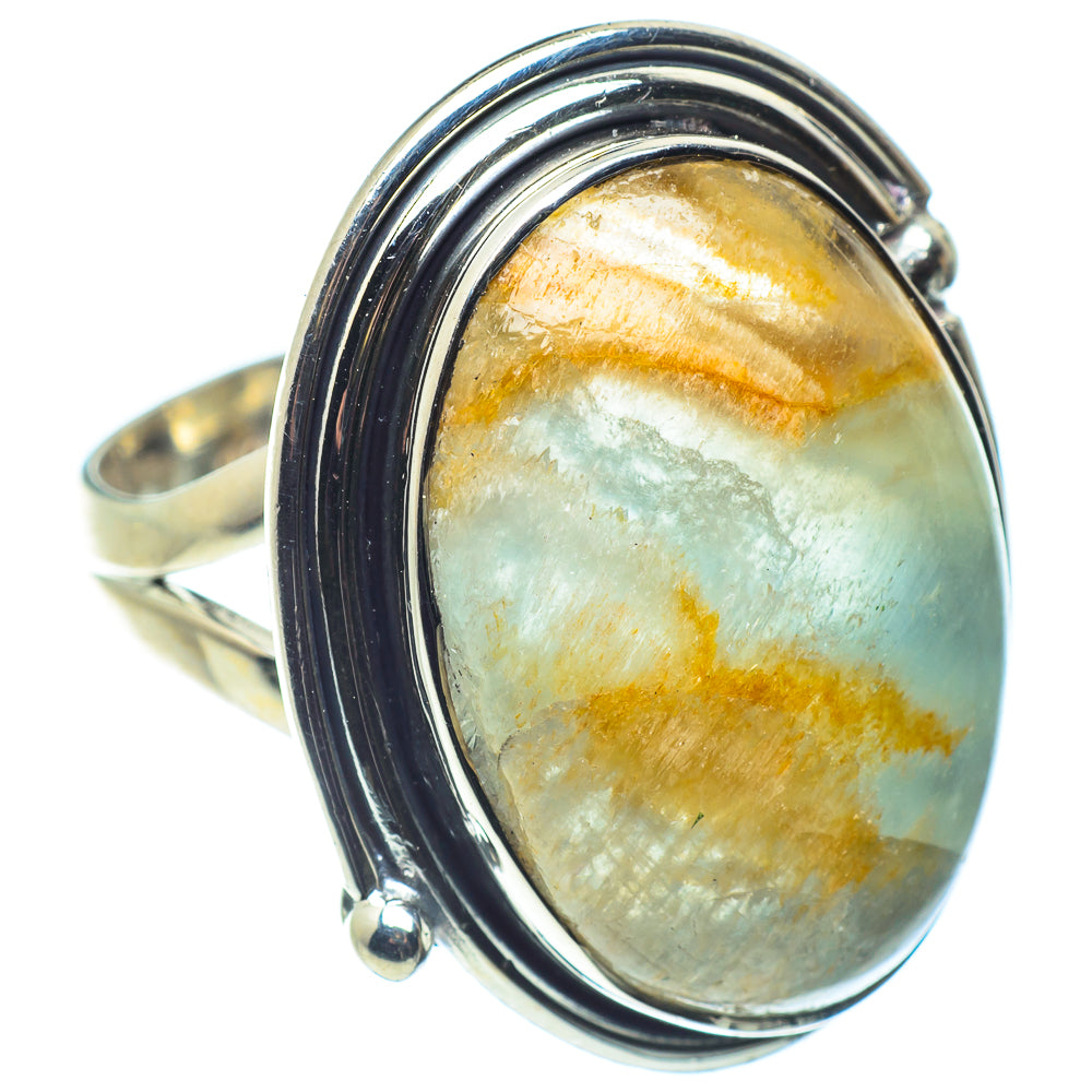Green Fluorite Rings handcrafted by Anasilvercos - RING59649