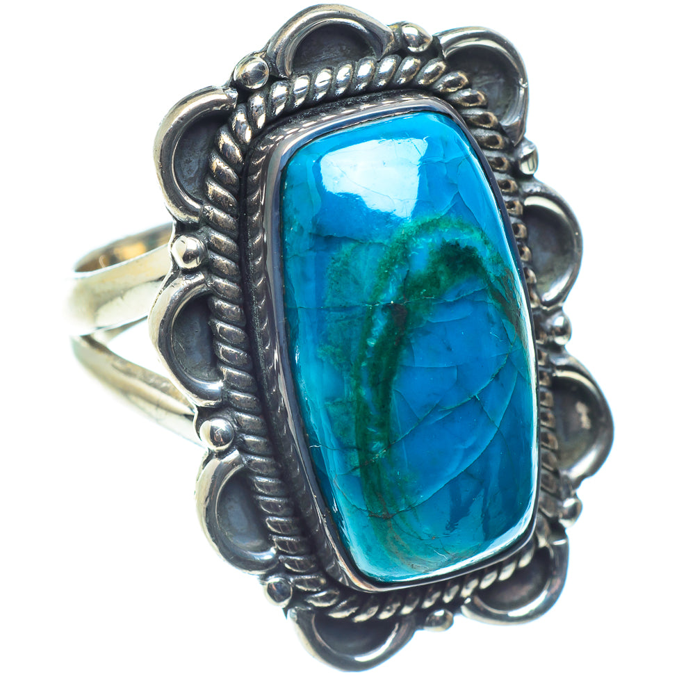 Chrysocolla Rings handcrafted by Anasilvercos - RING59662