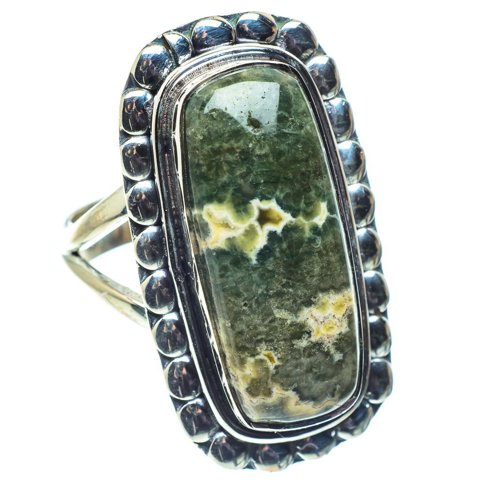 Ocean Jasper Rings handcrafted by Anasilvercos - RING59668