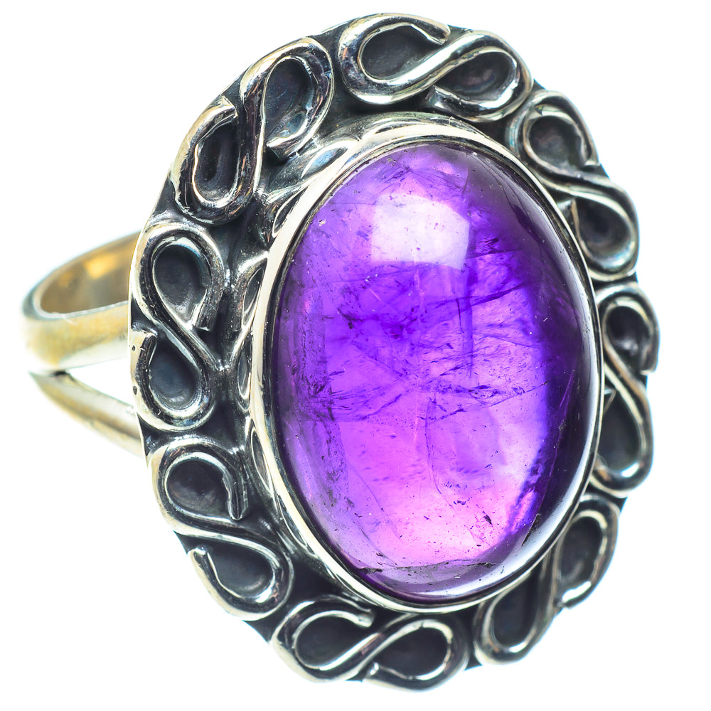 Amethyst Rings handcrafted by Anasilvercos - RING59669