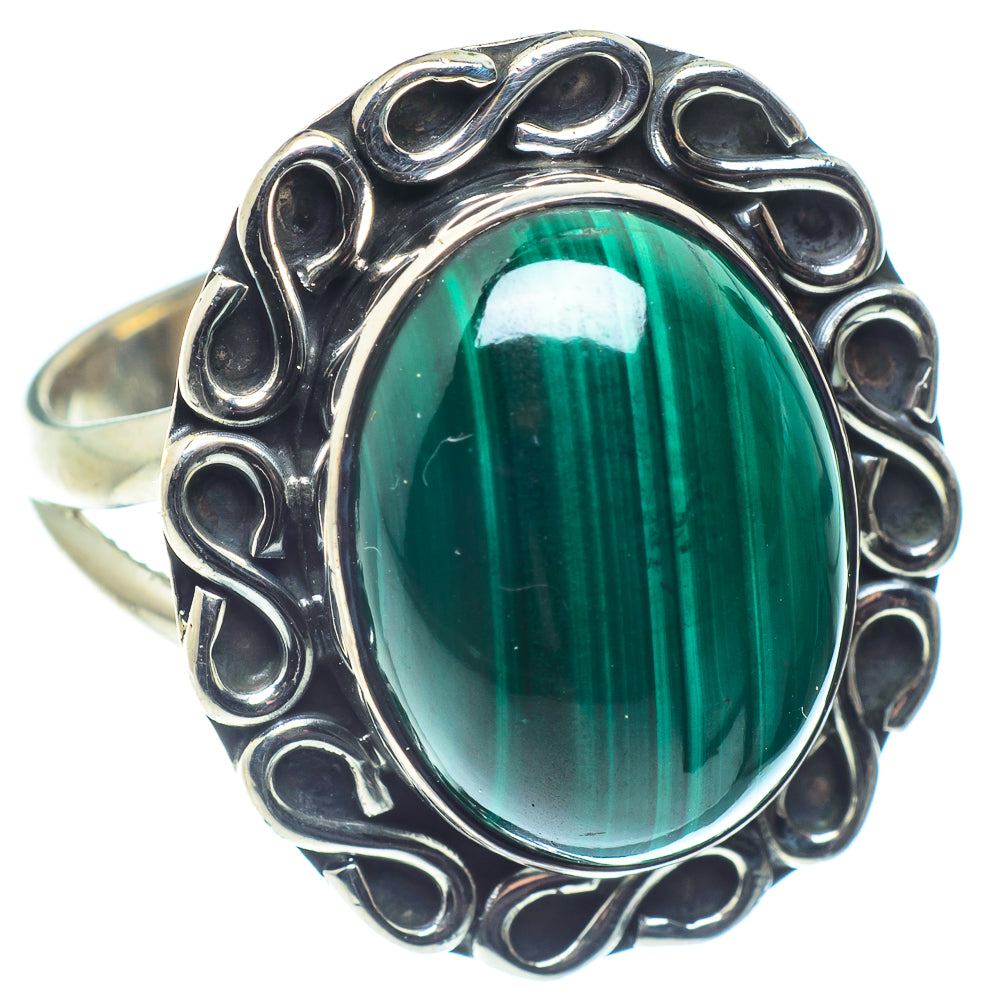 Malachite Rings handcrafted by Anasilvercos - RING59679