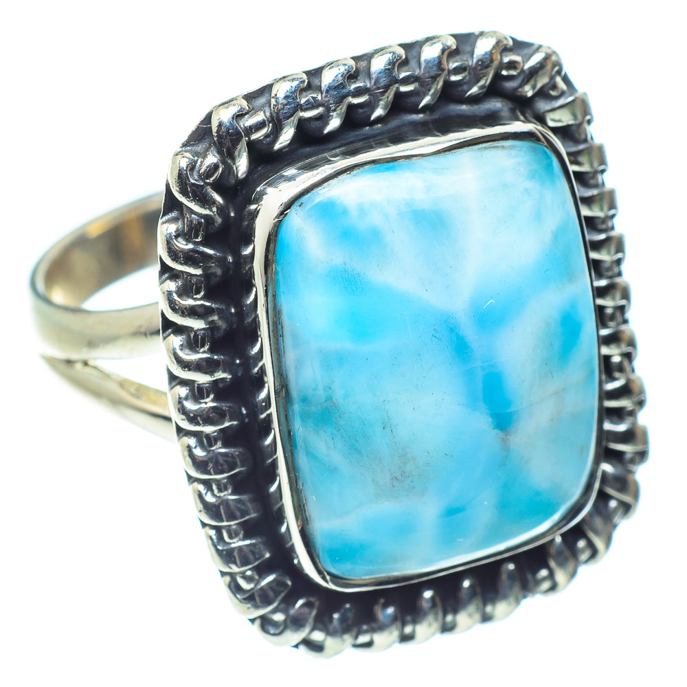 Larimar Rings handcrafted by Anasilvercos - RING59691