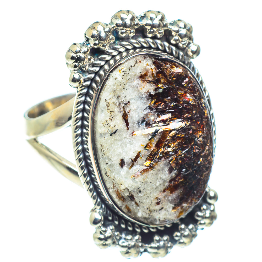 Astrophyllite Rings handcrafted by Anasilvercos - RING59696