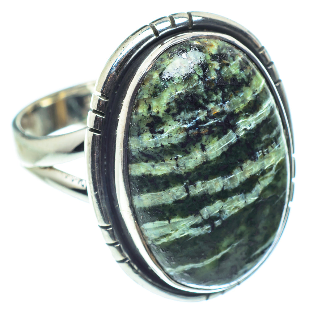 Lizard Jasper Rings handcrafted by Anasilvercos - RING59698