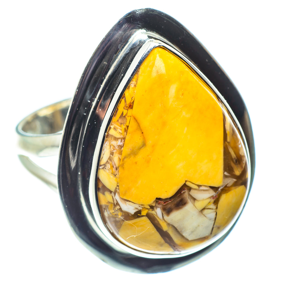 Brecciated Mookaite Rings handcrafted by Anasilvercos - RING59704