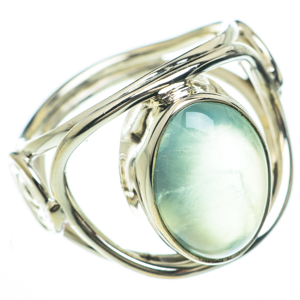 Aqua Chalcedony Rings handcrafted by Anasilvercos - RING59733